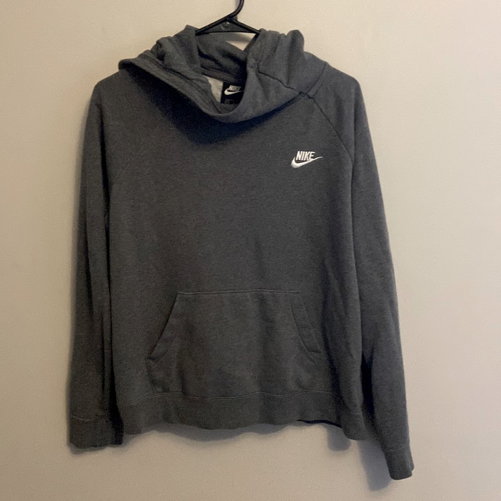 Nike Cowell-Neck Grey Sweatshirt